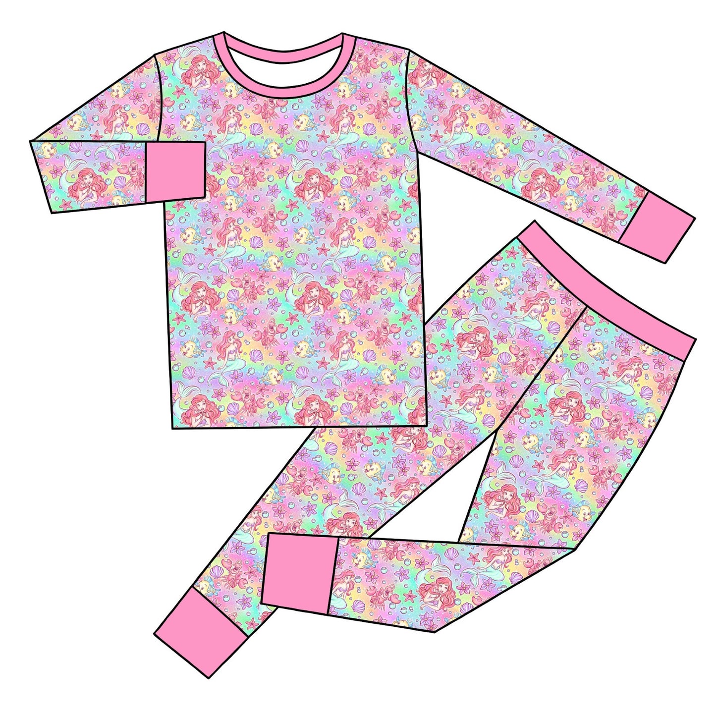 PRE ORDER mermaid pjs