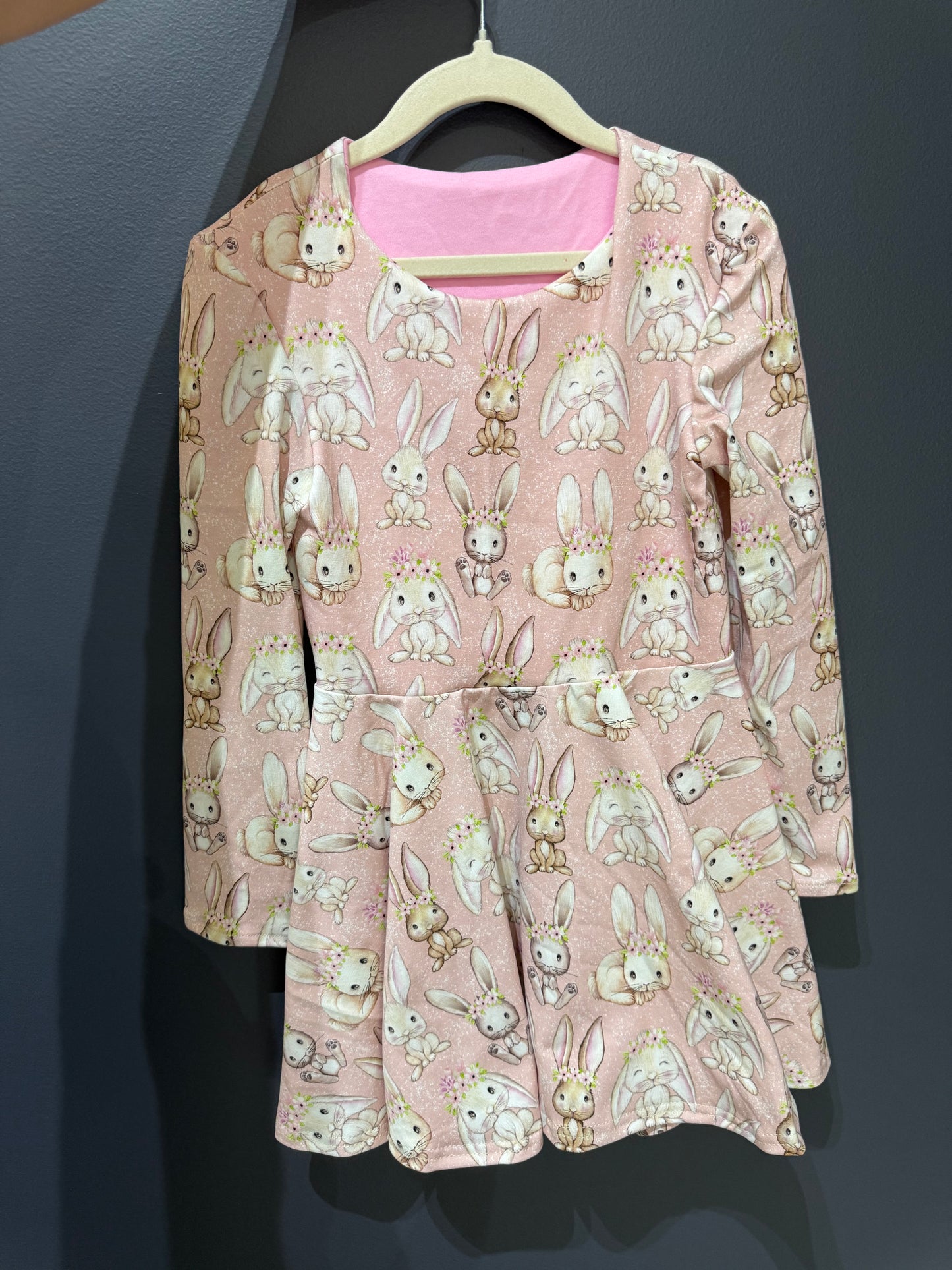 Pink bunny size 5