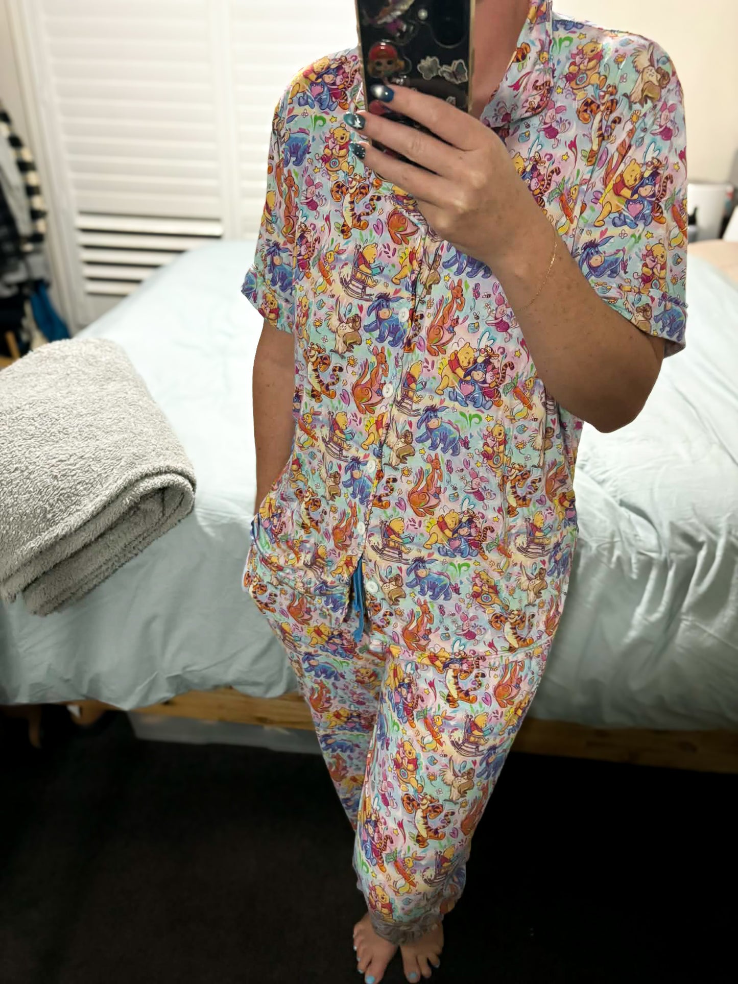 Winter pants summer top Adult Pjs ANY DESIGN