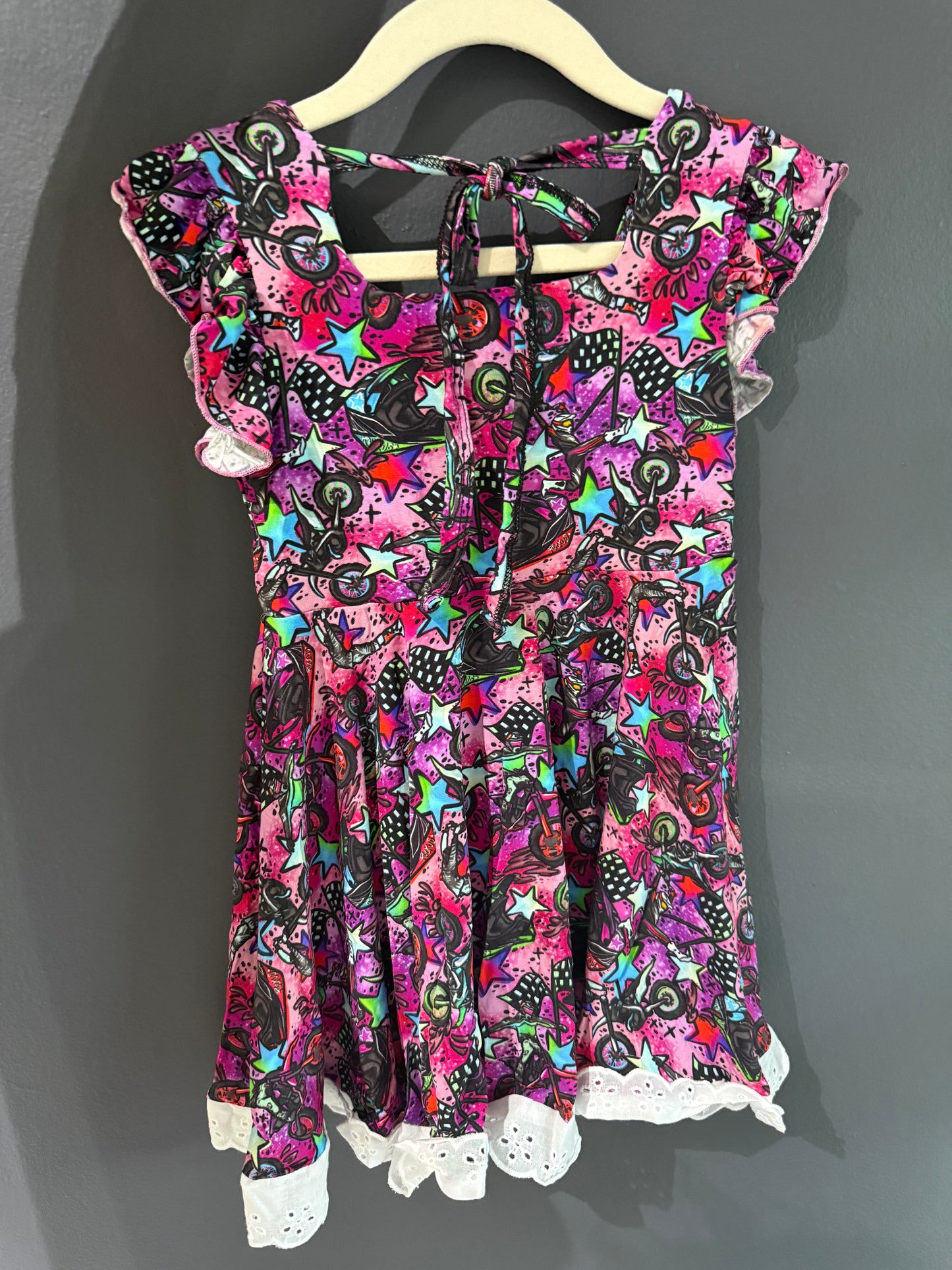 Pink ruckus bamboo dress
