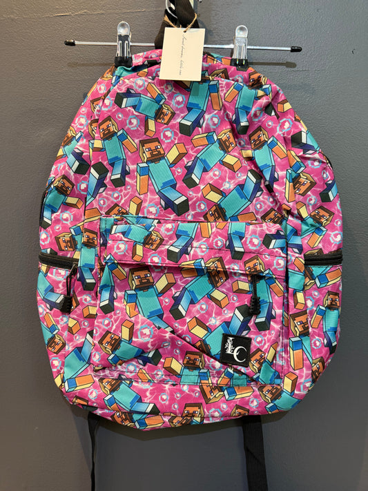 Pink mining bag