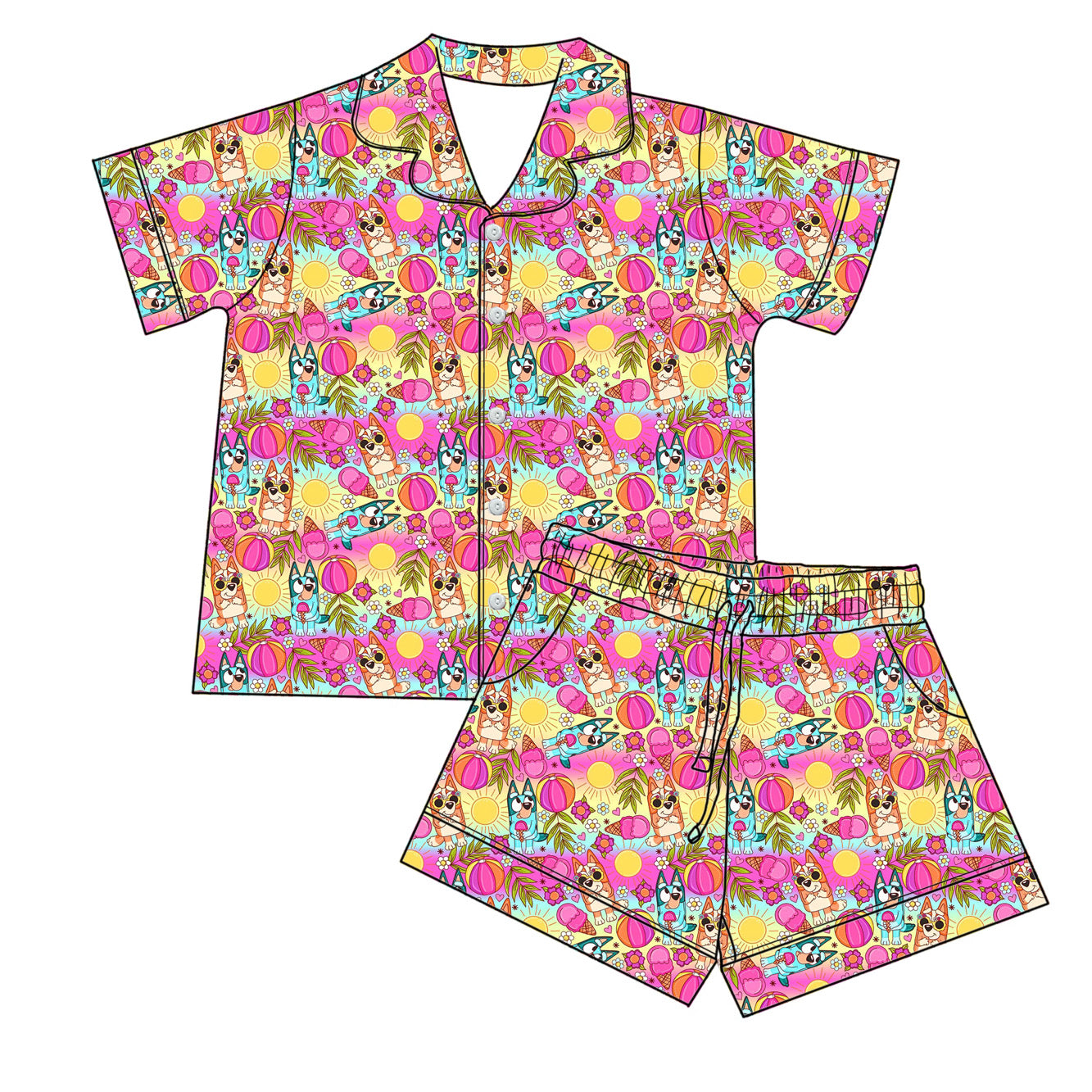 Summer Adult Pjs choose from 7 designs