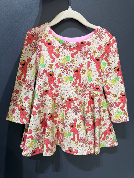Elmo dress size 2