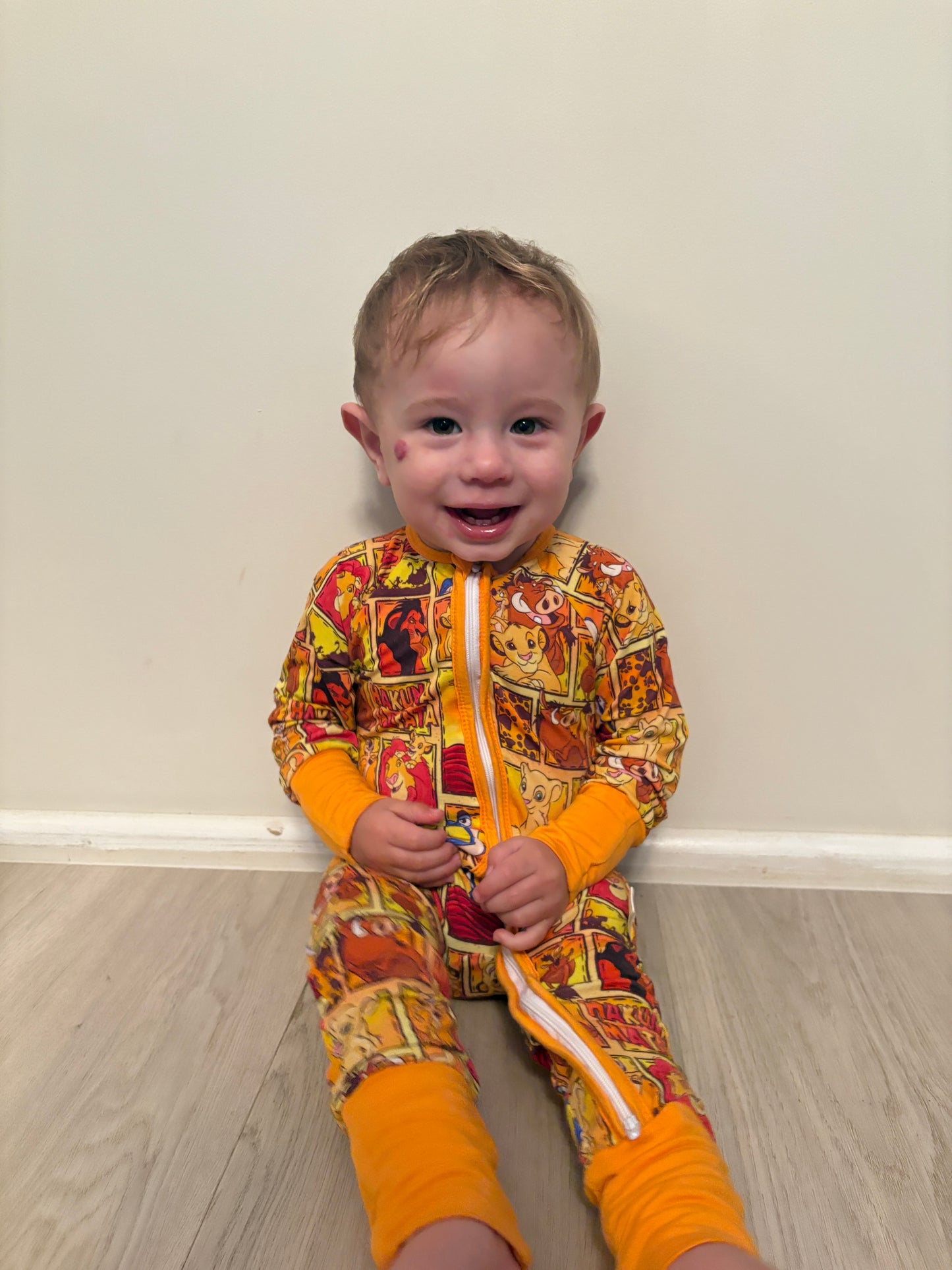 Orange lion Onesie