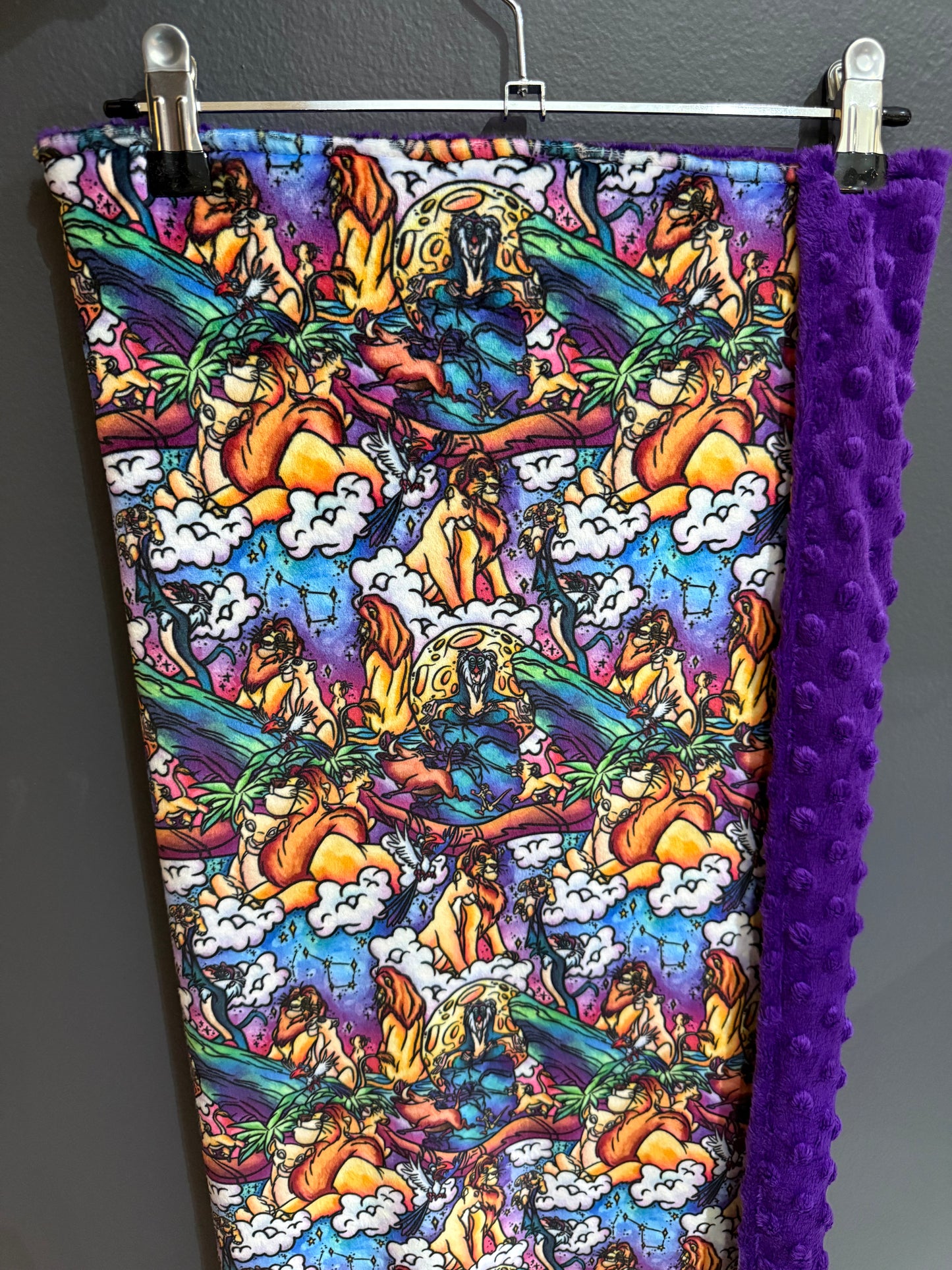 Lion purple pram