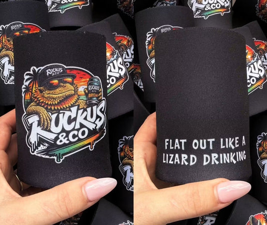 Flat out stubby holder