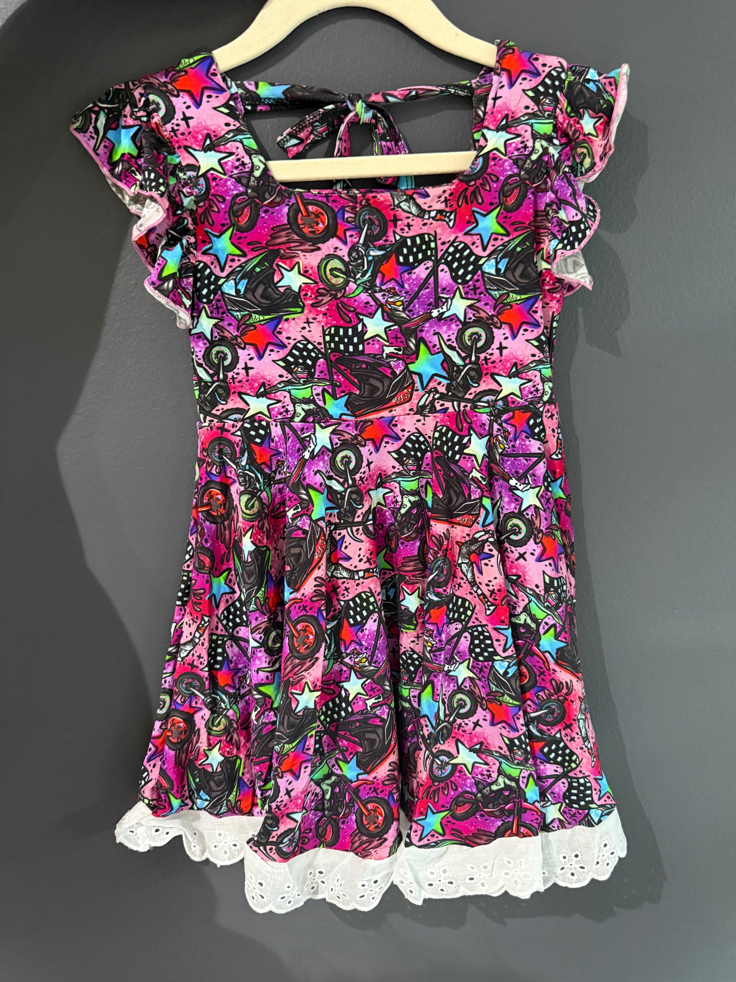 Pink ruckus bamboo dress